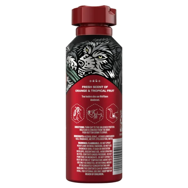 Old Spice Aluminum Free Body Spray For Men Wolfthorn 5.1Oz (Pack of 12) - Image 2